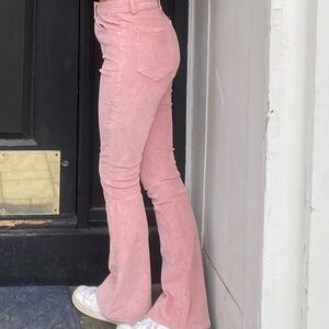 pink corduroy pants